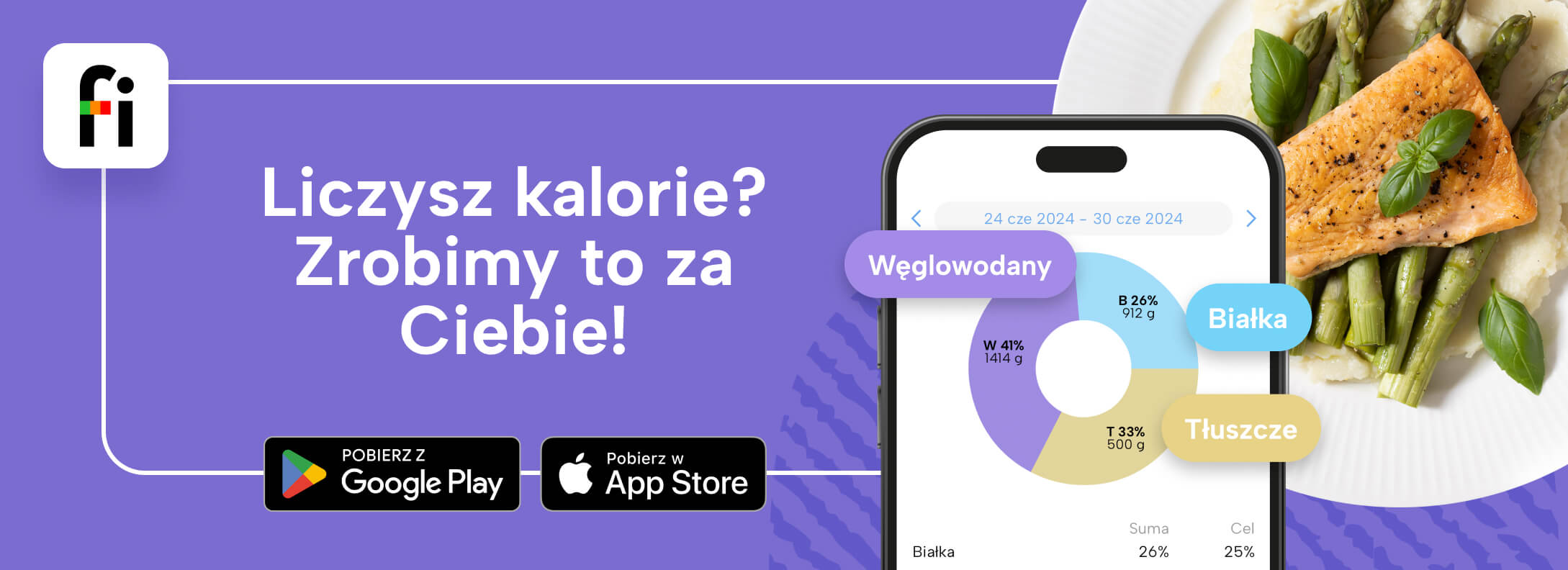Śledź kalorie codziennie